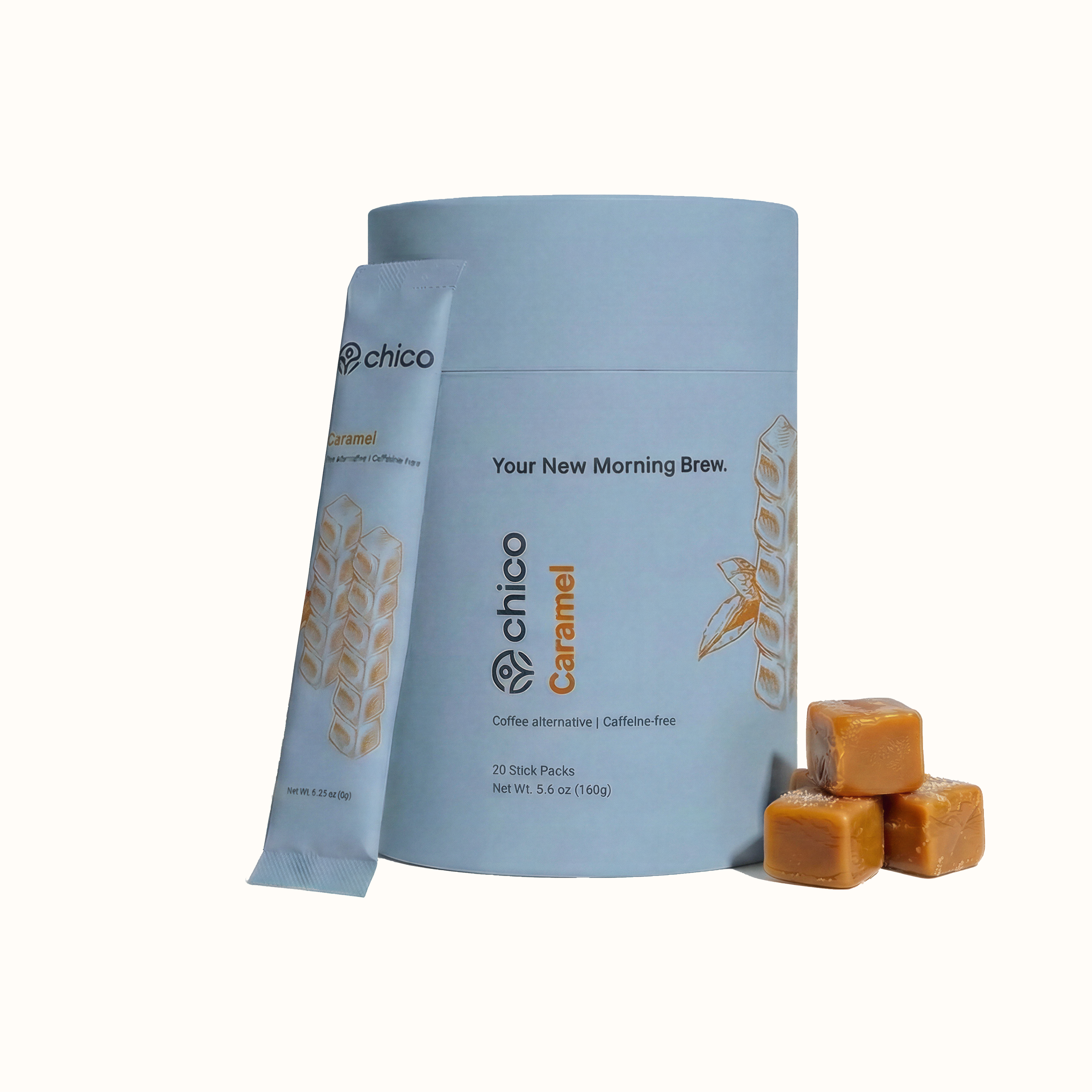 Caramel Flavored Coffee Alternative | 8 Oz 30 Servings | Chico Caramel Flavored Coffee Alternative | 8 Oz 30 Servings | Chico