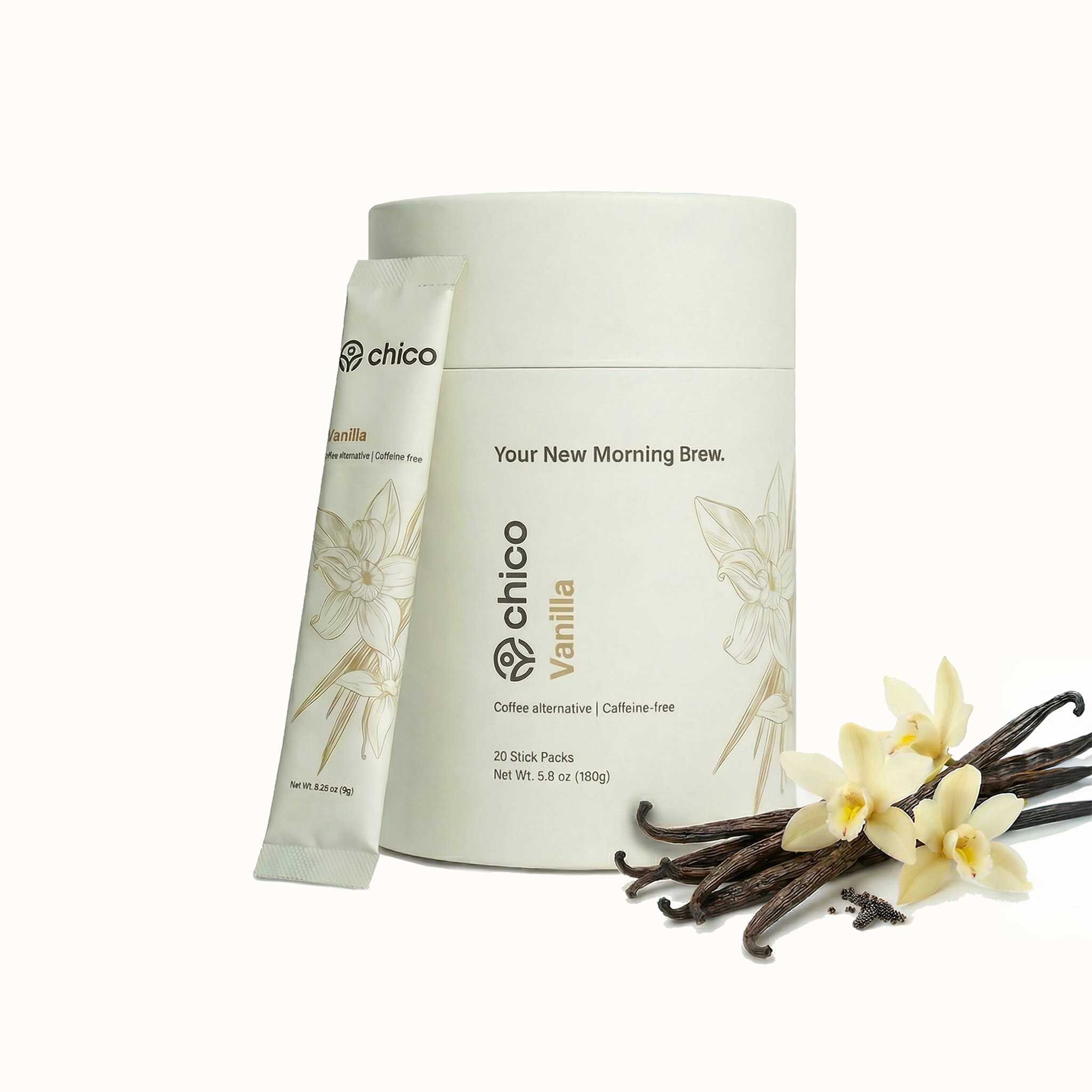 Vanilla Flavored Coffee Alternative | 8 Oz 30 Servings | Chico